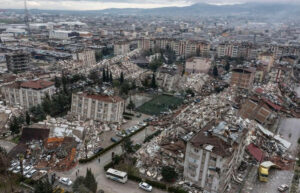 Nach dem Erdbeben: Zerstörung in Gaziantep in der Türkei. (Foto: Caritas international)