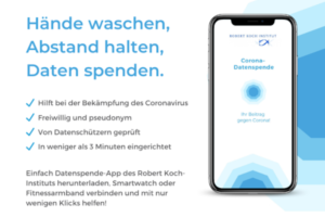 Die "Corona-Datenspende" App des Robert Koch-Instituts. (Grafik: RKI)