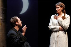 Johannes Langer und Rosana Cleve in "How To Date A Feminist". (Foto: Klaus Lefebvre)