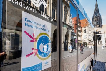 Die Corona-Pandemie sorgt für weniger Fahrgäste im Bus. Bund und Land erstatten dem Busverkehr in Münster nun Verluste in Höhe von über fünf Mio Euro. (Foto: Stadtwerke Münster)