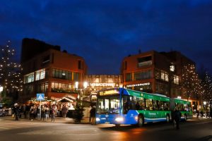 Die Linien 11, 12, 13 und 22 fahren direkt zum Weihnachtsmarkt am Aegidiimarkt. Von hier aus sind auch die Einkaufsstraßen der Innenstadt gut zu erreichen. (Foto: Stadtwerke Münster)