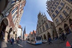 Zum Königsbesuch wird Münsters Gute Stube gesperrt. (FotO: ml)