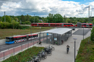 Ab sofort können die Plätze in der neuen Leezenbox am Bahnhof Mecklenbeck gebucht werden. (Foto: Stadtwerke Münster)