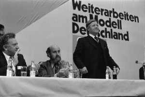 Helmut Schmidt 1976 in Münster. (Foto: WN / Rudolf Krause)