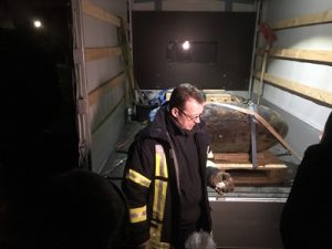 Die 500 kg schwere Fliegerbombe von der Mondstraße ist entschärft. (Foto: Stadt Münster)