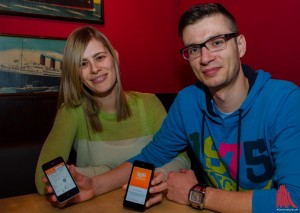 Jessica Burkhardt und Dominik Schmidt haben "Kytt" entwickelt. (Foto: th)