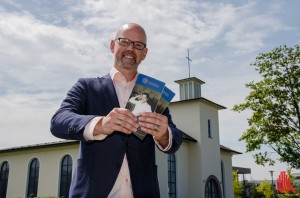 Tim Eberhardt von der Friedenskapelle Münster stellt das neue Programm vor. (Archivbild: th)