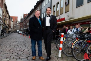 Das Tatort-Münster Duo Axel Prahl (li.) und Jan Josef Liefers ermittelt wieder. (Foto: ml)