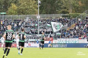 So voll wie vor Corona gewohnt wird es auf den Rängen des Preußenstadions in der neuen Saison nicht werden können. (Archivbild: Carsten Pöhler)