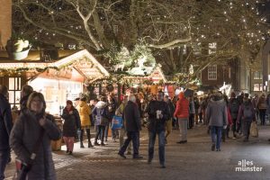 Ob der Weihnachtsmarkt 2020 hier in Münster stattfinden wird, steht noch in den Sternen. (Archivbild: Carsten Pöhler)