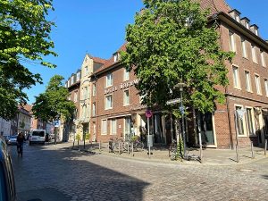 Im ehemaligen Hotel Überwasserhof vermietet das Bischöfliche Studierendenwerk ab Juli 2021 Studierenden-Appartements. (Foto: BSW)