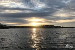 Abendstimmung am Angelsteg. (Foto: Iris Brandewiede)