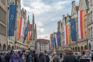 Zwei Tage lang war Münster im Zeichen von G7. (Foto: Carsten Pöhler)