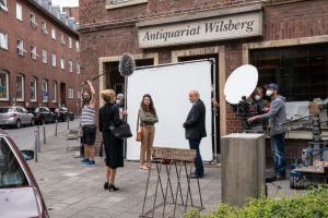 Wegen der Corona-Pandemie wurde für „Wilsberg“ diesmal nur drei Tage lang in Münster gedreht. (Foto: ZDF / Thomas Kost)