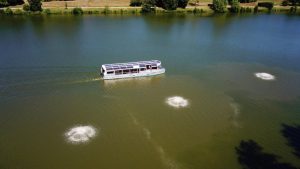 Angesichts des erwarteten Hochsommerwetters startet die Stadt die neue Aasee-Belüftung. Foto: (Stadt Münster / Lutz Hirschmann)