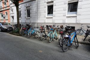 Im Kreuzviertel sind Stellplätze für Fahrräder besonders knapp. Neue Anlehnbügel ermöglichen dort bald das sichere Abstellen. (Foto: Stadt Münster)