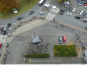 Der Zulauf bei einem Termin in der vergangenen Woche am Jobcenter war groß. Am Stadthaus 2 am Ludgeriplatz finden nun weitere Impfaktionen statt. (Foto: Stadt Münster)