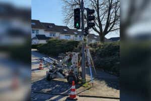 Ein spezielles Prüfgerät testet Münsters Ampeln in den kommenden Wochen auf Standsicherheit. (Foto: REI-LUX Prüf-, Mess-, Verfahrenstechnik GmbH & Co. KG.)