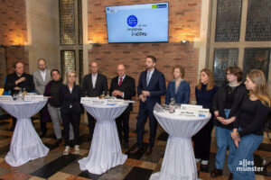 Die prominent besetzte Pressekonferenz zum Jubiläumsjahr. (Foto: Thomas Hölscher)