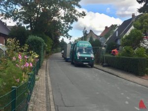 Der Fundort der Bombe am Drolshagenweg. (Foto: Thomas Hölscher)