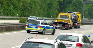 Laut der frisch vorgestellten Unfallstatistik sind auch auf den Autobahnen im Zuständigkeitsbereich der Polizei Münster die Unfallzahlen im vergangenen Jahr gesunken. (Symbolbild: Rainer Sturm / pixelio.de)