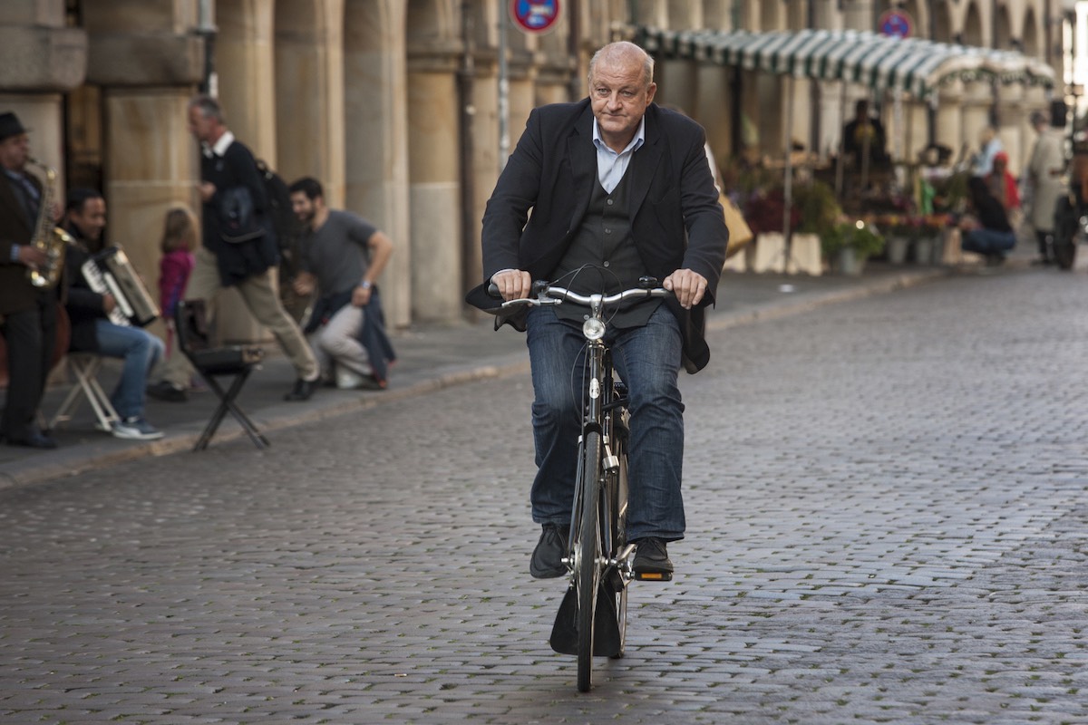 Drehstart für Georg Wilsberg alias Leonard Lansink. (Foto: ZDF / Thomas Kost)