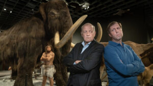 Leonard Lansink (li.) und Oliver Korittke beim neuen Wilsberg "Blinde Flecken". (Foto: ZDF / Thomas Kost)