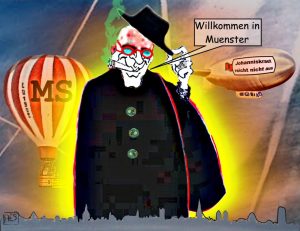 "Willkommen in Münster" (Grafik: Axel Schulß)