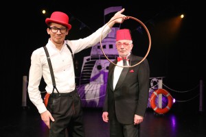 Mit an Bord: Das Comedy-Duo Anton und Franke Viktor. (Foto: GOP)