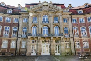 Der Erbdrostenhof in Münsters Innenstadt. (Archivbild: Claudia Feldmann)