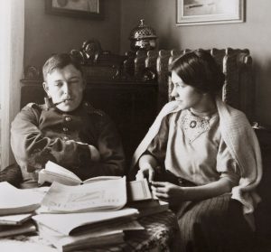 August Macke und Elisabeth Gerhardt, 1908. (Foto: LWL)