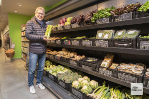 Michael Radau, Bio-Pionier aus Münster, fordert einen Ausgleichsfond für Öko-Landwirte. (Foto: Bührke)