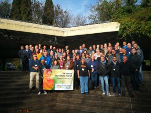 Gruppenphoto der Teilnehmenden am „Meier Symposium on the Conservation of Endangered Tortoises“ (Foto: Allwetterzoo Münster)