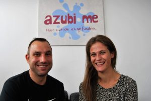 Oliver E. Henschen und Sandra Tillmann von "azubi-me" haben eine neue Online-Plattform ins Leben gerufen. (Foto: Pressefoto)