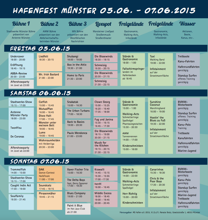 Hafenfest Programm