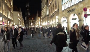 Münster bei Nacht. (Foto: Screenshot Vimeo / Jöcker)