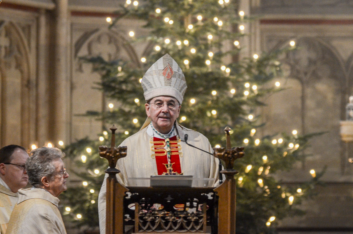 Bischof Genn bei der Silvesterpredigt. (Foto: Bistum Münster)