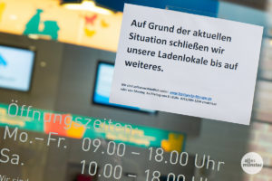 Wegen der Corona-Ausbreitung gilt ab Mittwoch in Münster der sogenannte "Shutdown". (Foto: Michael Bührke)