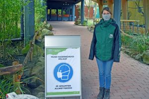 Im Allwetterzoo gelten die AHA-Regeln auch unter den Mitarbeitern (Foto: Allwetterzoo)