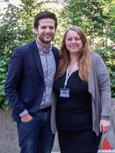 Zum Wohle der Allgemeinheit: Wassim Zoghlami mit seiner Mentorin Carina Schmid. (Foto: ar)