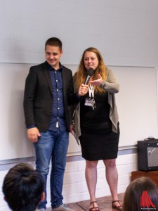 Carina Schmid und Mathias Haas kündigen mit Stolz das 1. Projekt an. (Foto: ar)