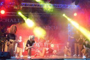 Topact bei Rock am Turm: Die Battle Maniacz aus Nienberge. (Foto: Pressebild)