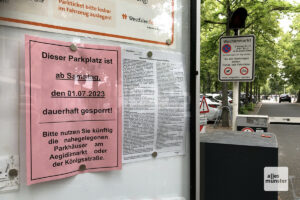 Autos müssen künftig auf andere Parkmöglichkeiten ausweichen. (Foto: Michael Bührke)