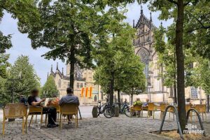 Ab heute lädt die Oase am Domplatz wieder zum Verweilen ein. (Archivbild: Michael Bührke)