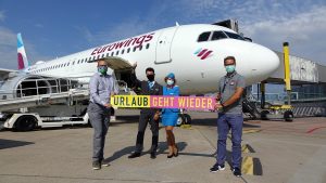 Nach der Corona-bedingten Pause nimmt die Zahl der Starts und Landungen am Flughafen Münster/Osnabrück weiter kontinuierlich zu. (Foto: FMO)