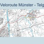 Die Veloroute zwischen Münster und Telgte verläuft durch Handorf. (Grafik: Stadt Münster)