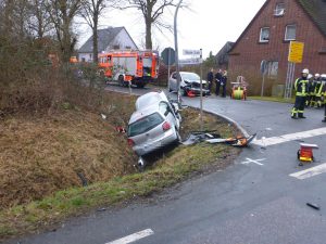 Am Nachmittag ereignete sich ein schwerer Verkehrsunfall in Roxel. (Foto: Pressefoto)