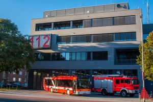 Der Erweiterungsbau der Feuerwache 1 wurde feierlich in Betrieb genommen. (Foto: sg)