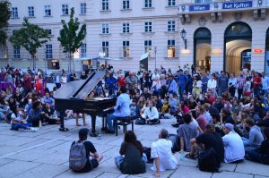 Ein Open Piano in Wien. (Foto: Johanna Leitner)