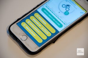 Die App, mit der Busch den Diebstahl gemeldet und die Position seines geklauten Fahrrads verfolgt hat. (Foto: Michael Bührke)